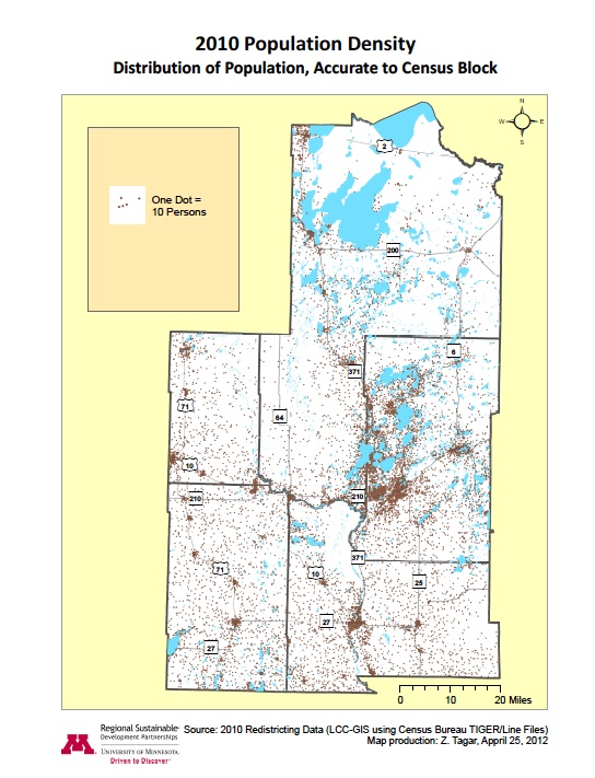 Map of Population Density